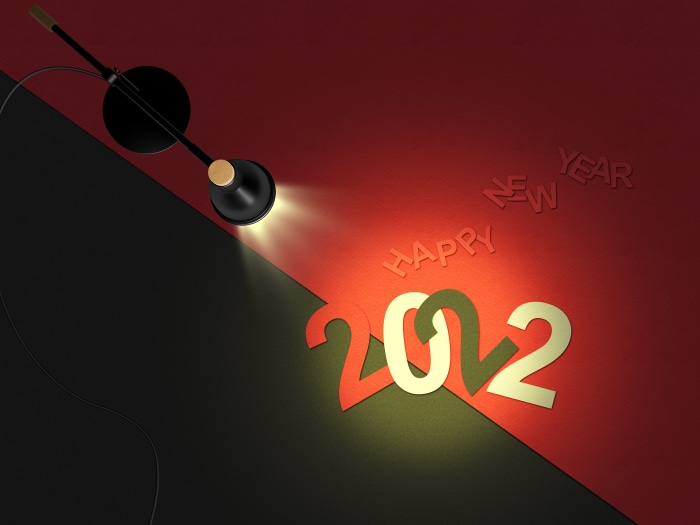 Happy New Year 2022 4K