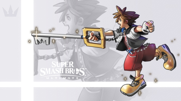 Sora from Super Smash Bros. Ultimate with Keyblade
