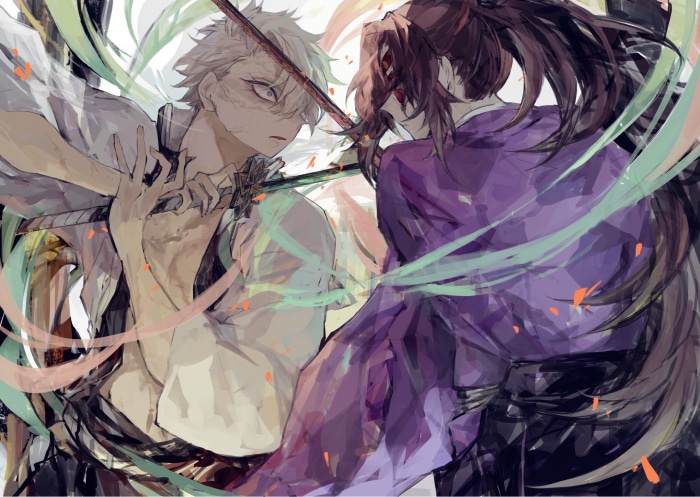 Sanemi Shinazugawa and Giyuu Tomioka from Demon Slayer