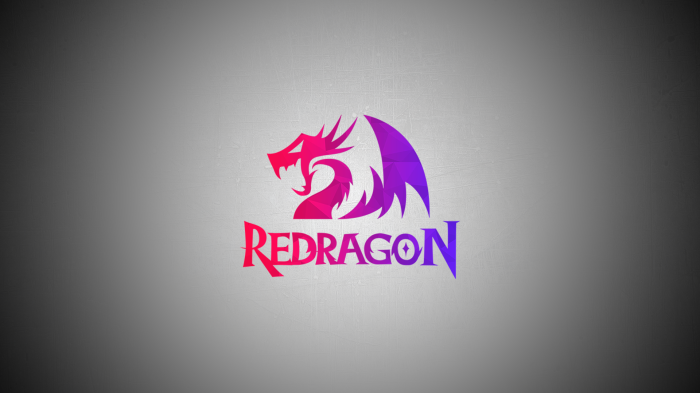 Redragon logo with dragon and text