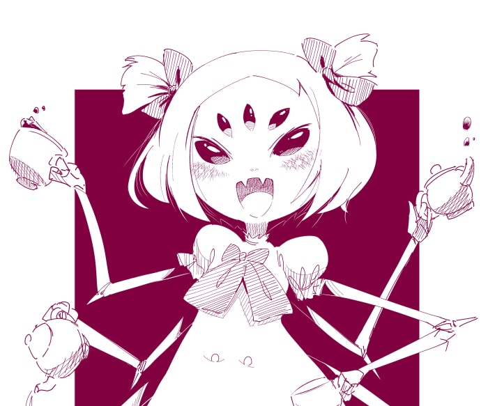 Muffet from Undertale 4K