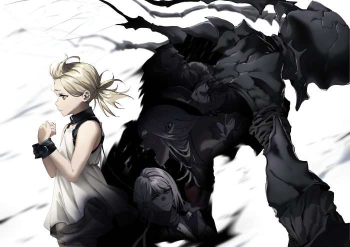Fio from NieR Re[in]carnation with Kuroki Kaibutsu