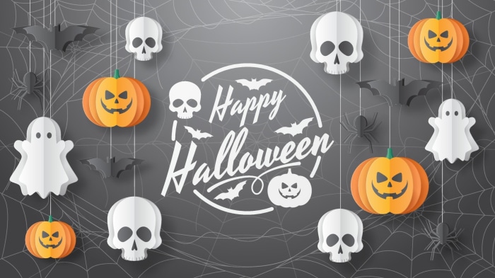 Happy Halloween Paper Cutout Decorations
