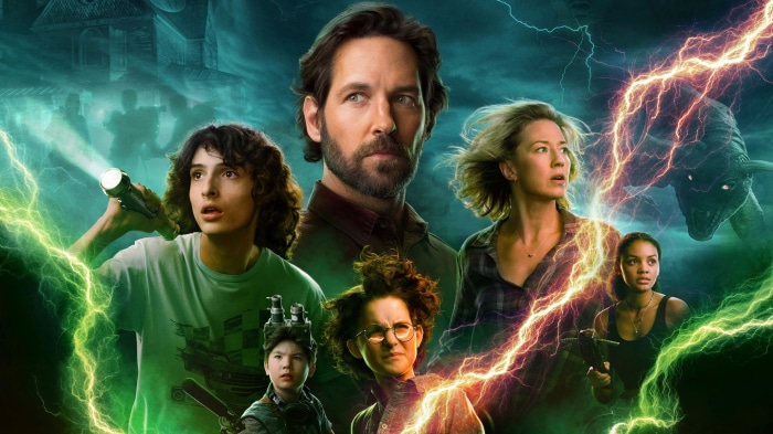 Ghostbusters: Afterlife Poster with Paul Rudd and Finn Wolfhard