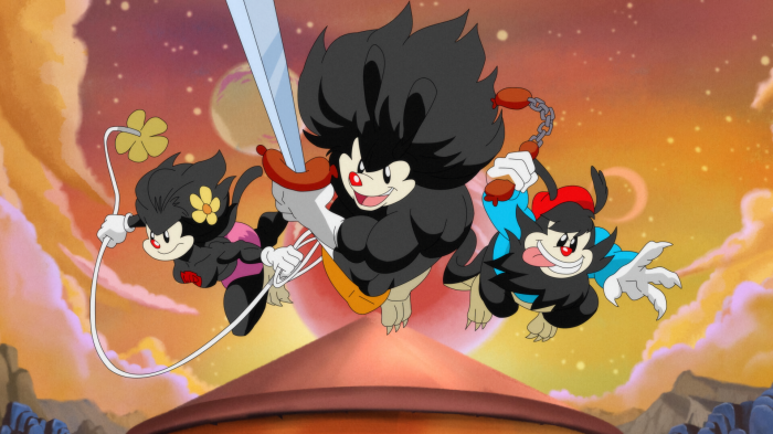 Yakko, Wakko, and Dot Warner from Animaniacs
