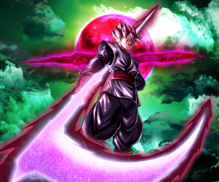 Goku Black from Dragon Ball Super with scythe
