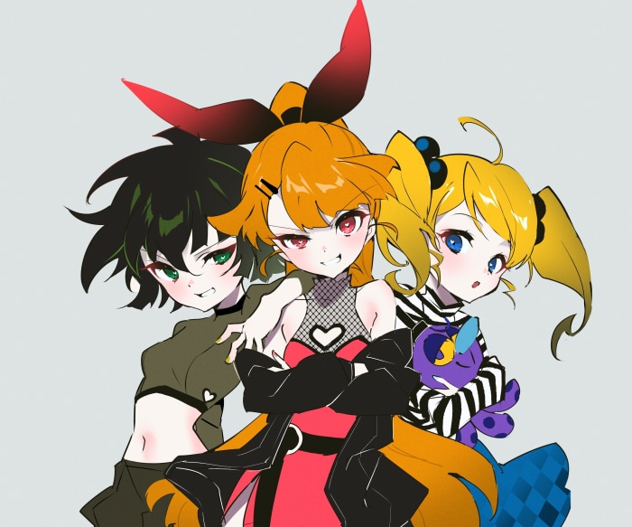 The Powerpuff Girls 2016 Trio Art