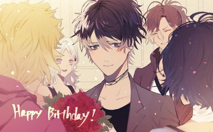 Mukami brothers and Yui Komori from Diabolik Lovers