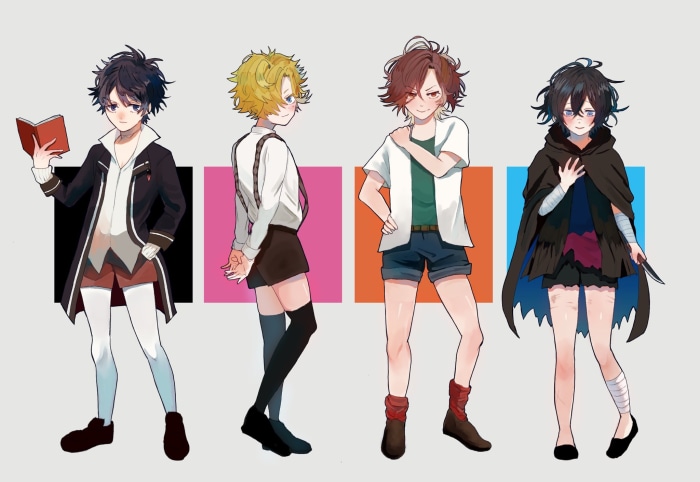 Four Mukami brothers from Diabolik Lovers