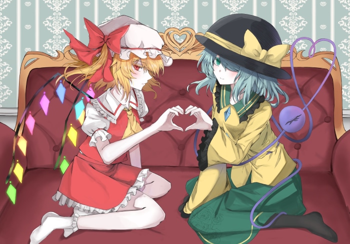Koishi Komeiji and Flandre Scarlet from Touhou