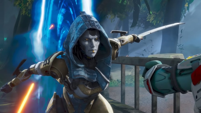 Ash from Apex Legends in combat