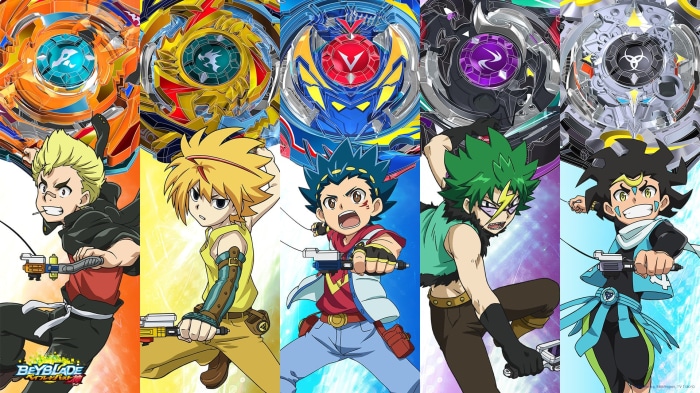 Beyblade Burst Characters and Beyblades