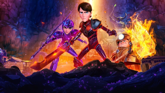 Jim, Claire, and Toby from Trollhunters