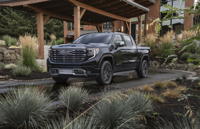 Black GMC Sierra Denali Ultimate Crew Cab Truck