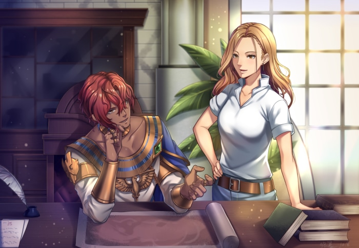 Dohalim and Kisara from Tales of Arise