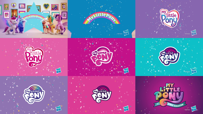 My Little Pony Characters and Logo Collection