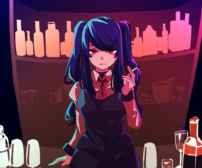 Julianne Stingray from VA-11 Hall-A: Cyberpunk Bartender Action