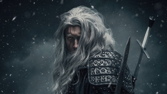 Geralt of Rivia Cosplay 4K