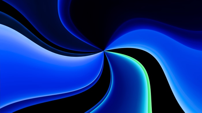 Abstract Blue Swirl 4K