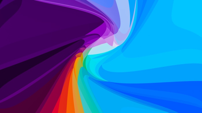 Abstract Swirl of Purple and Blue Colors