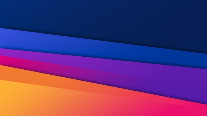 Abstract Geometric Layers of Color
