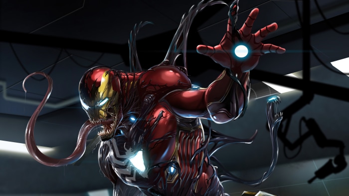 Venom Iron Man 4K