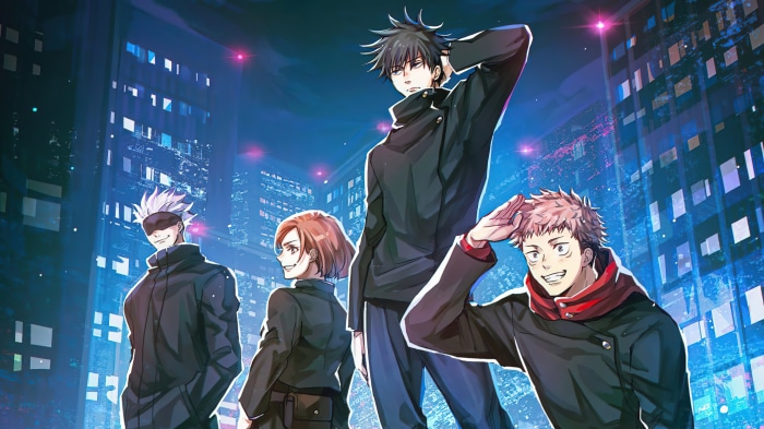 Jujutsu Kaisen: Satoru Gojo, Megumi Fushiguro, Nobara Kugisaki, Yuji Itadori