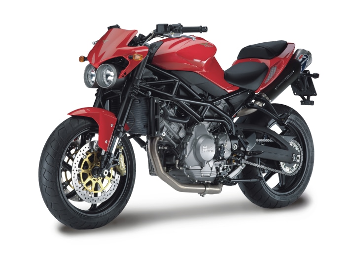 Red Moto Morini Corsaro 1200 Veloce Motorcycle