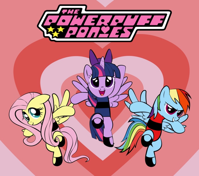 The Powerpuff Ponies crossover with My Little Pony characters