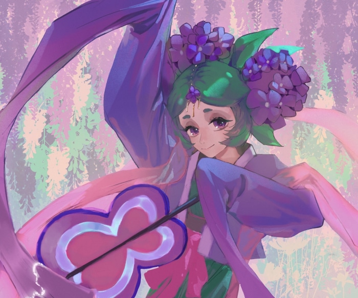 Hydrangea Cookie from Cookie Run: OvenBreak