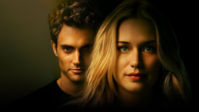 Joe Goldberg and Love Quinn from YOU