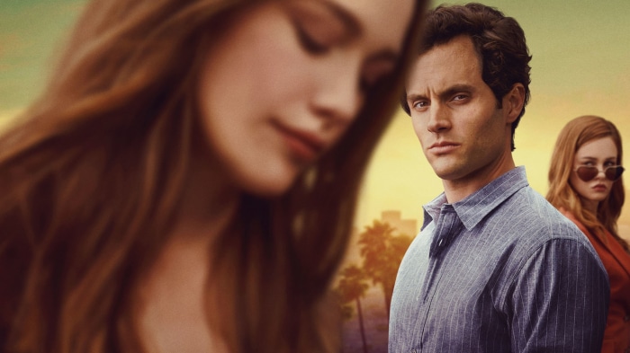 Joe Goldberg and Love Quinn from YOU