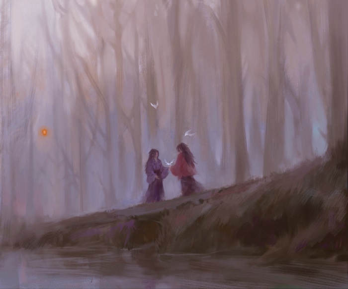 Michikatsu and Yoriichi Tsugikuni from Demon Slayer