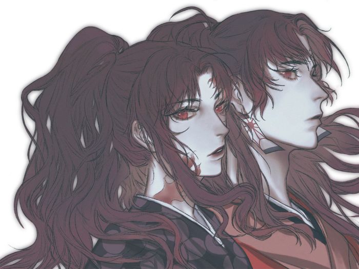 Yoriichi and Michikatsu Tsugikuni from Demon Slayer