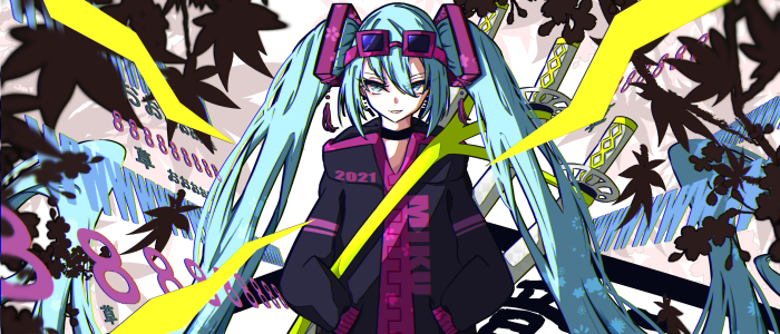 Hatsune Miku from Vocaloid