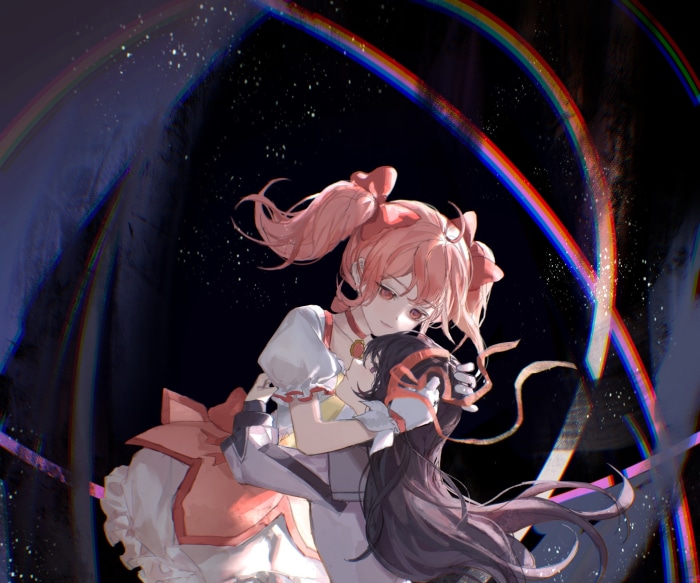 Madoka Kaname and Homura Akemi from Puella Magi Madoka Magica