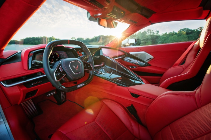 Interior of a 2023 Chevrolet Corvette Z06
