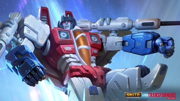 Starscream from Transformers as Jing Wei in Smite