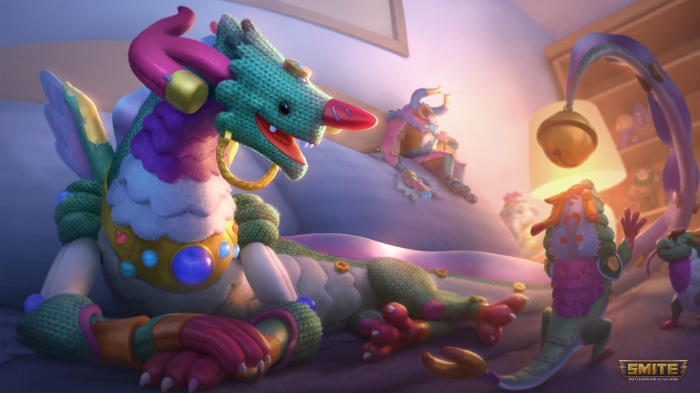 Plushie Tiamat from Smite