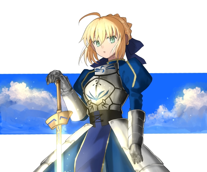 Saber from Fate/Stay Night in 4K