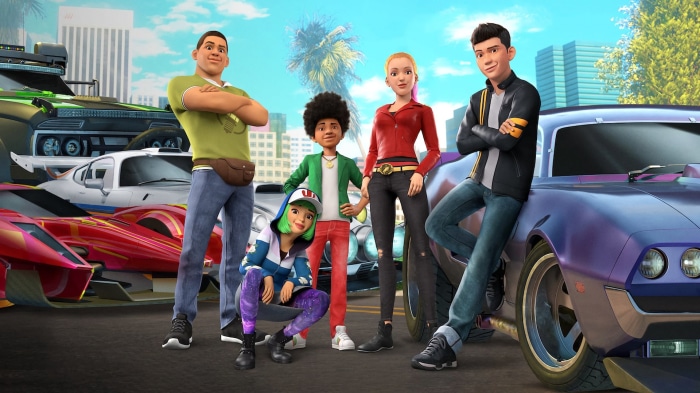 Fast & Furious Spy Racers characters with cars