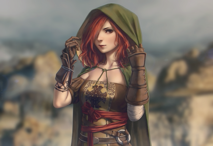Emerald Herald from Dark Souls by Miura Naoko