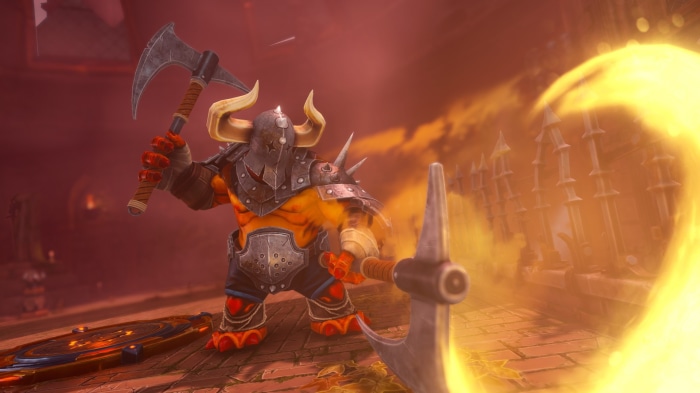 Minotaur warrior with axes in Ziggurat 2 HD