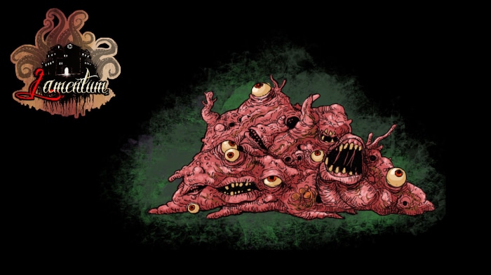 Lamentum logo and creature