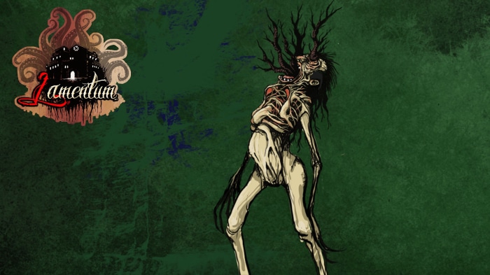 Lamentum game logo and creature