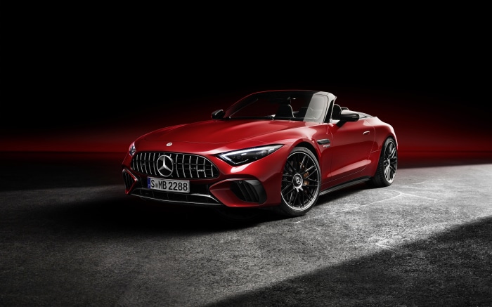 Red Mercedes-AMG SL 63 4MATIC Convertible