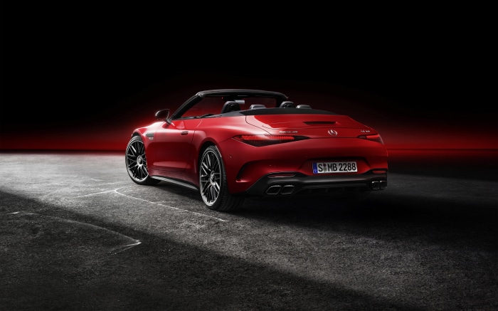 Red Mercedes-AMG SL 63 4MATIC Convertible