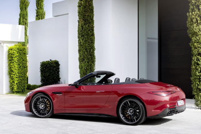 Red Mercedes-AMG SL 63 4MATIC Convertible
