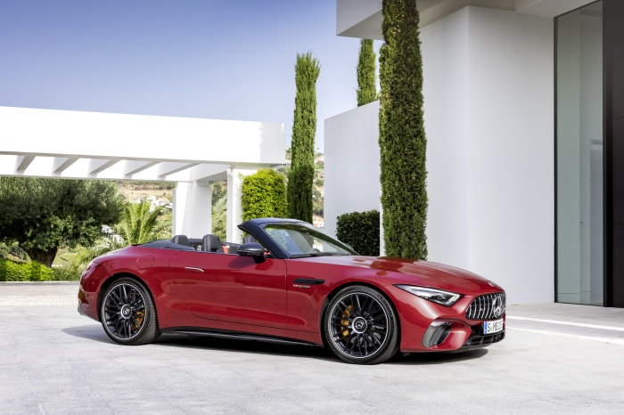 Red Mercedes-AMG SL 63 4MATIC Convertible