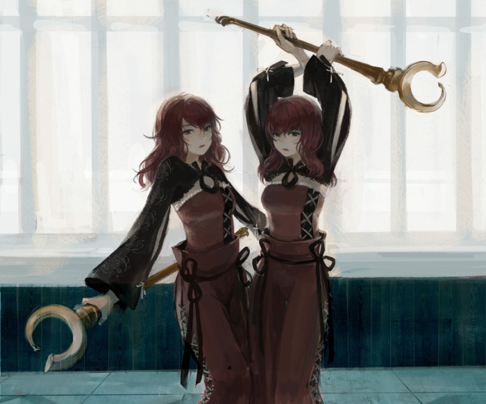 Devola and Popola from NieR Replicant 4K